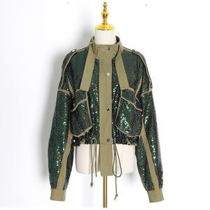 Green Sequin Jacket